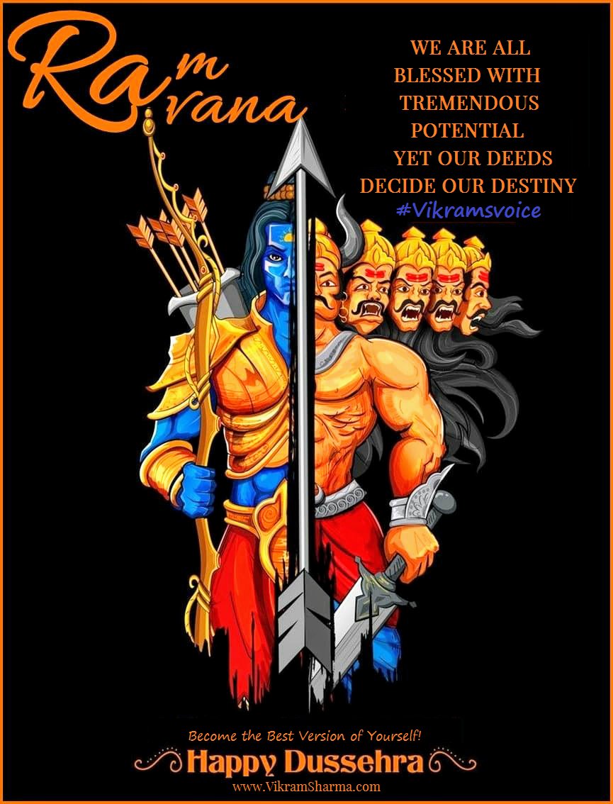 vikramsvoice's tweet image. Be Yourself, Only Better.
#HappyDusherra #Vikramsvoice