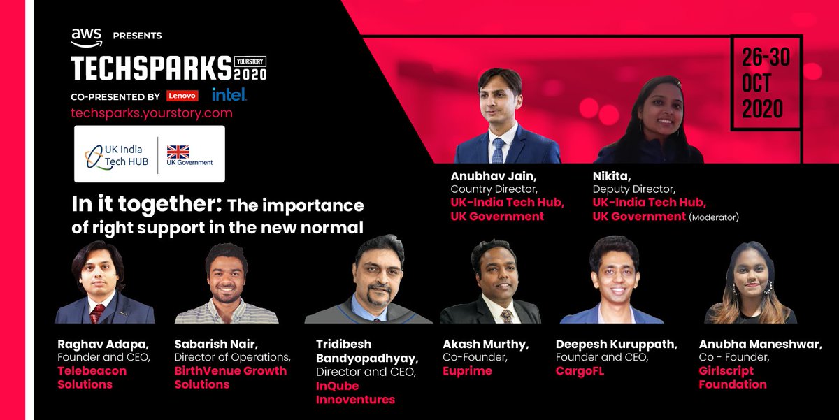 YourStoryCo's tweet photo. Don't miss out on insights on having the right support systems to navigate the challenges of the new normal on a panel discussion by UK-India Tech Hub at #TechSparks2020. Oct 26

Register now: https://t.co/xoThTGDXHz

@UKinIndia @DCMS @tradegovukind @alangemmell @anubhamane https://t.co/0zLhok1sO7