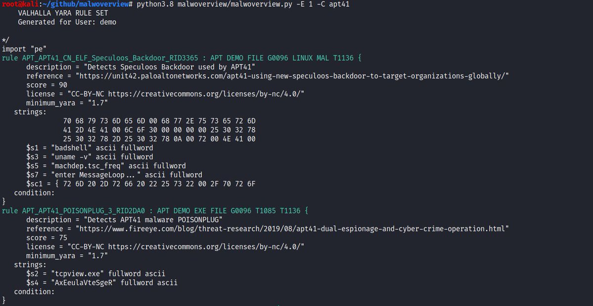 ale_sp_brazil's tweet image. Malwoverview is able to collect information about malware threats from Polyswarm, Malshare, Alien Vault, Valhalla, ThreadCrowd, VirusTotal, Hybrid Analysis, URLHaus and  Malpedia.  It also checks packages from Android mobiles.

github.com/alexandreborge…

#ThreatHunting  #Malware