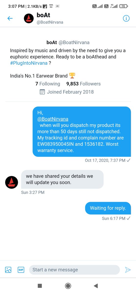 ibrijmp's tweet photo. @BoatNirvana @BoatNirvana
 How many years needs to solve an issue. Disgusting warranty service. https://t.co/a5e2ed6V2h