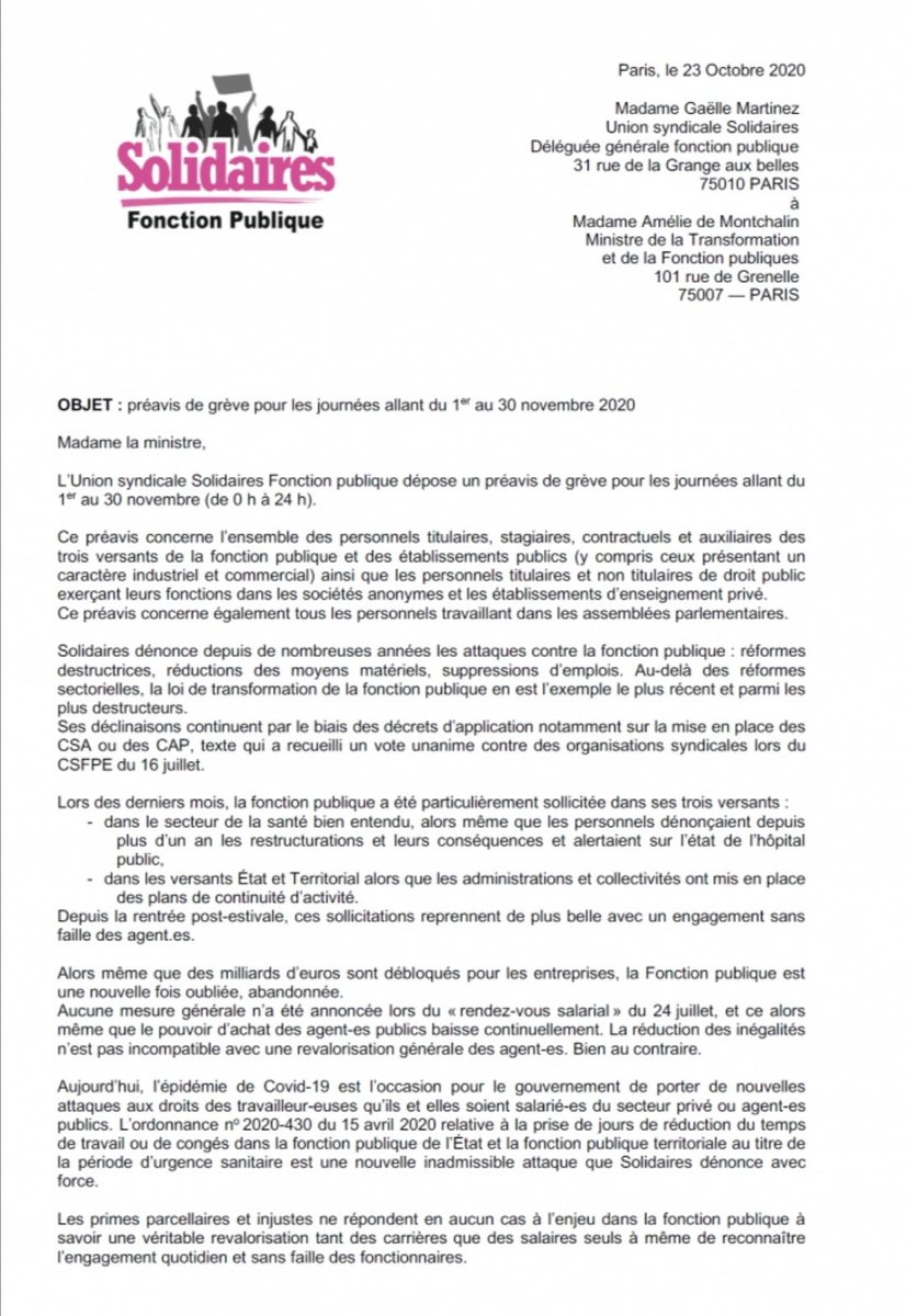 Union syndicale Solidaires tweet media