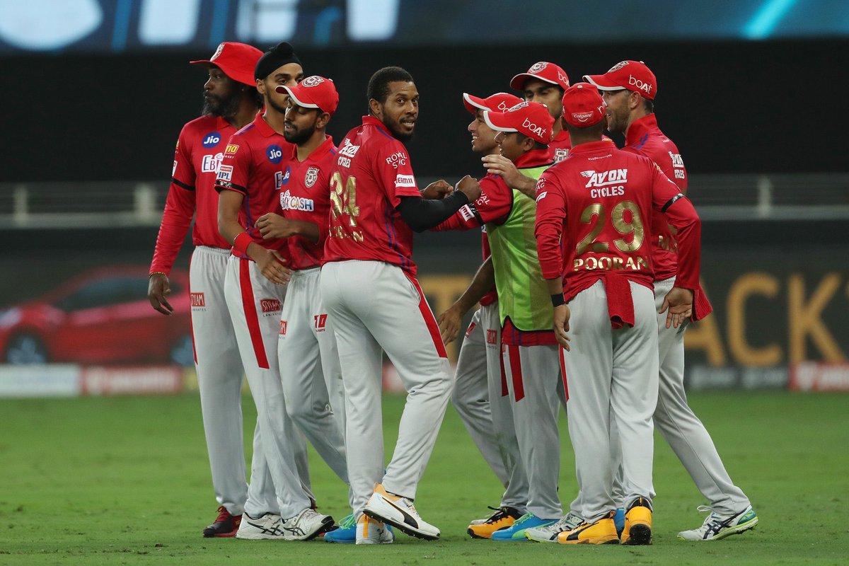 Match 43: Chris Jordan (3/17) bowled KXIP to a fine win v SRH who needed 27 to win off 4 overs with 7 wickets in hand. Arshdeep took 3 wickets as well. KXIP have won 4 matches on the trot & are on 10 points after 11 matches