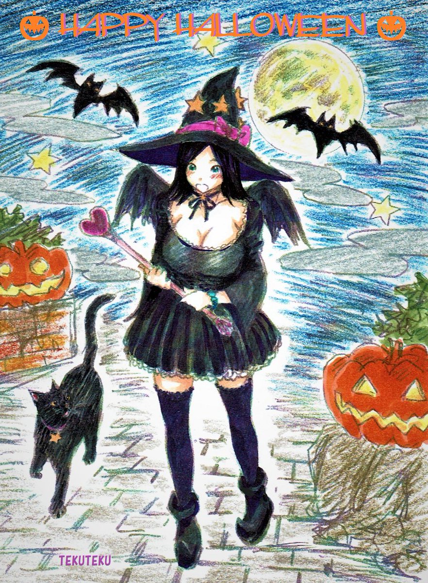 てくてく猫描 ハロウィンウイークにゃ Illustrat Tekutekuのイラスト