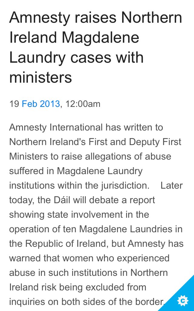 Amidst the welcome focus on #MotherAndBabyHomes in the Republic, please let’s not overlook the victims of near-identical institutions in Northern Ireland, whose calls for an inquiry have been refused by @niexecutive Ministers for the last 8 years.
https://t.co/Khm2jt9inc https://t.co/lyB4hLgynM