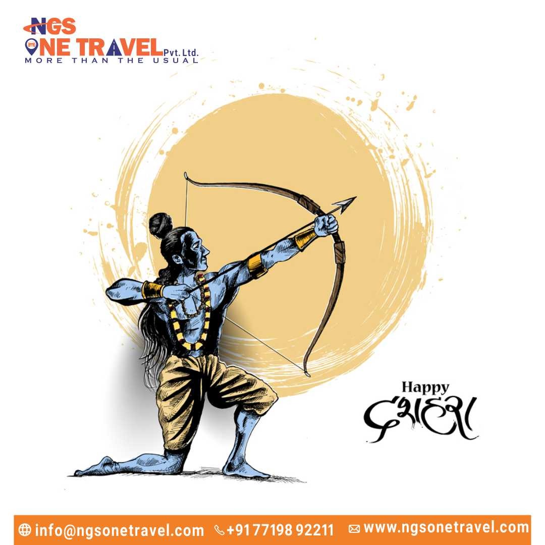 May Goddess Durga bless you with all that you have wished for, on the auspicious festival of Dussehra. May you succeed in removing evil from your life. Happy Vijaya Dashami.
#ngsonetoursandtravels #EmployeeTransportation #Dussehra #navratri #OutstationCab #carsonrent