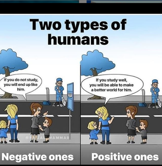 f you are not part of the solution, you  will the  part of the problem.
Let allow positive  thoughts  flow in our mindset..