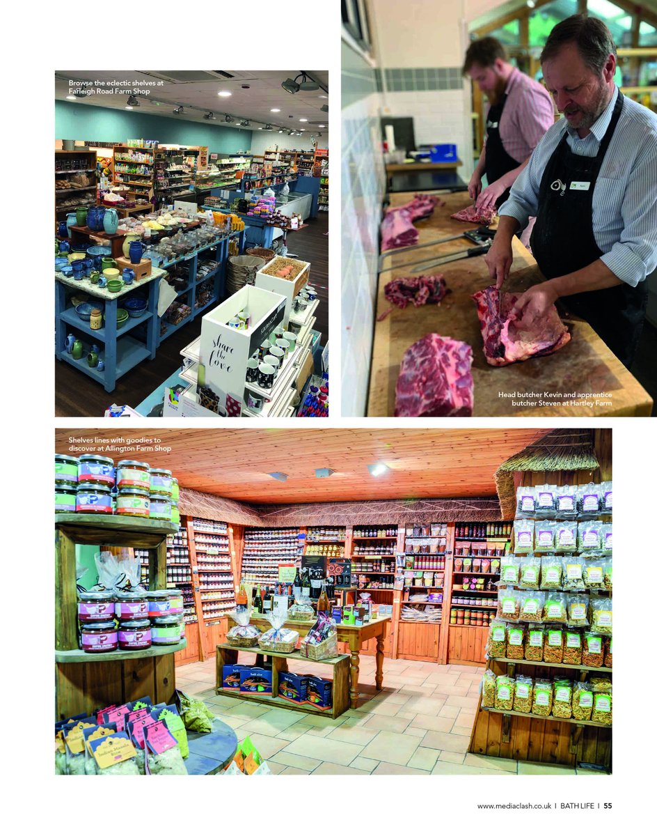 We're down at the farm in our latest issue discovering the delights of the local flourishing farm shops 

🐖  bit.ly/37AUs9B

<a href="/AllingtonFarm/">Allington Farm Shop</a> 
@FarleighRoad
@HartleyFarm
<a href="/Lowden_Garden_C/">Lowden</a>
<a href="/Whitehallgc/">Whitehall Garden Centre</a>