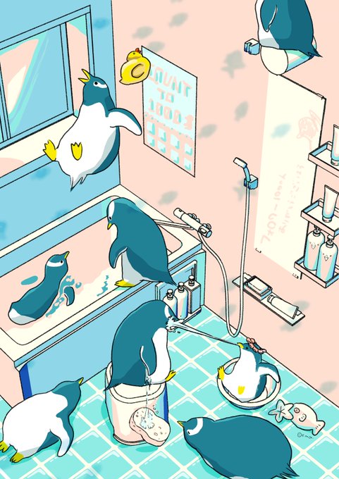 「動物 浴槽」のTwitter画像/イラスト(人気順)