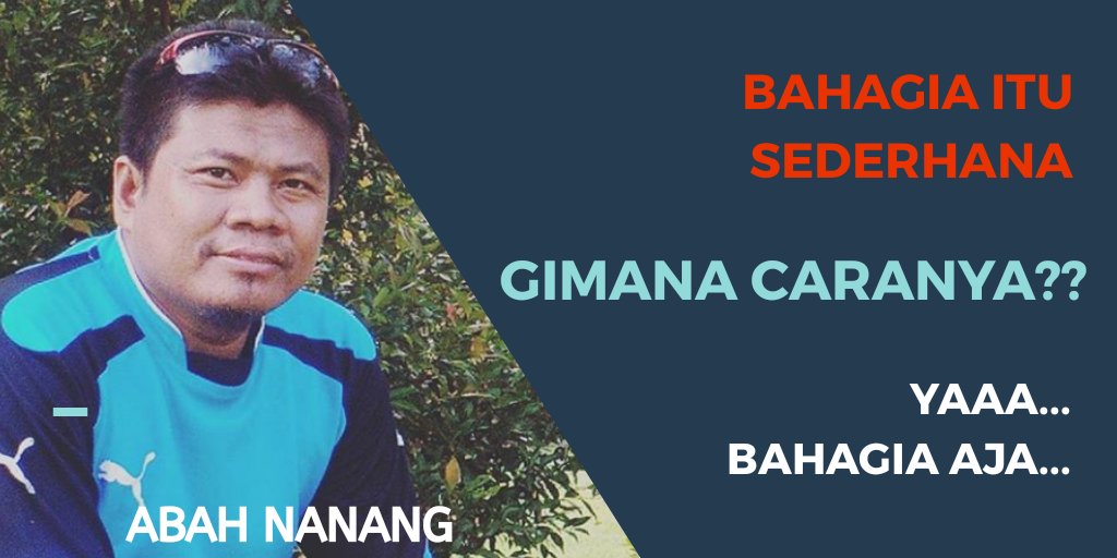 outboundilalang's tweet photo. mari kita semua bahagia....

#bahagia https://t.co/I2xr6t0Ahs