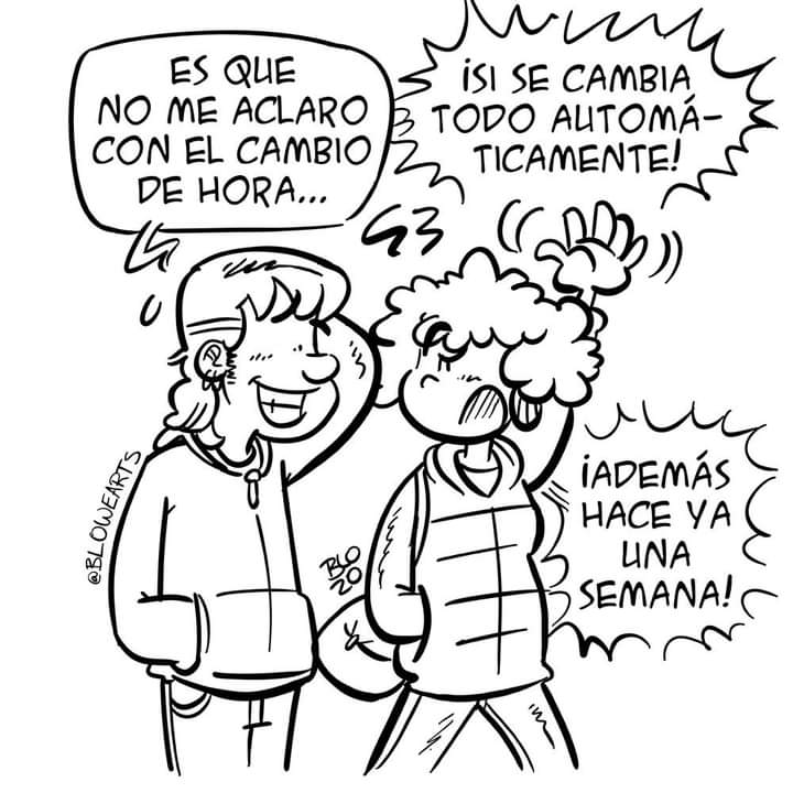 blowearts's tweet photo. ¡#BuenosDias! Aprovechad, que la excusa del #CambioHorario sólo vale hoy... listillos...
#ALasTresSonLasDos
.
.
#Blowearts #LicoElperro #Viñeta #Humor #Comic #Dibujo #Risa #HumorGrafico #Perro #Domingo #findesemana #disfrutaloquetegusta #DominDog https://t.co/OKoC6x0DDT