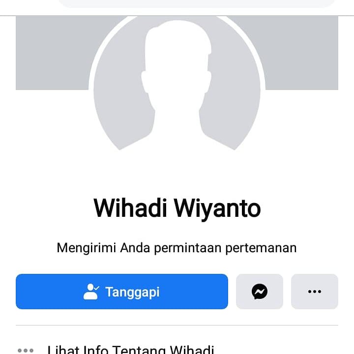 Teman " dan sahabat " semua FB saya di Retas ( Hack ) oleh pihak yg tidak bertanggung jawab jadi jangan di accept. 
Apabila ada yg mengatasnamakan saya untuk meminta minta saya tegaskan itu bukan saya.
Tampilannya seperti dibawah ini👇
Terima kasih.🙏