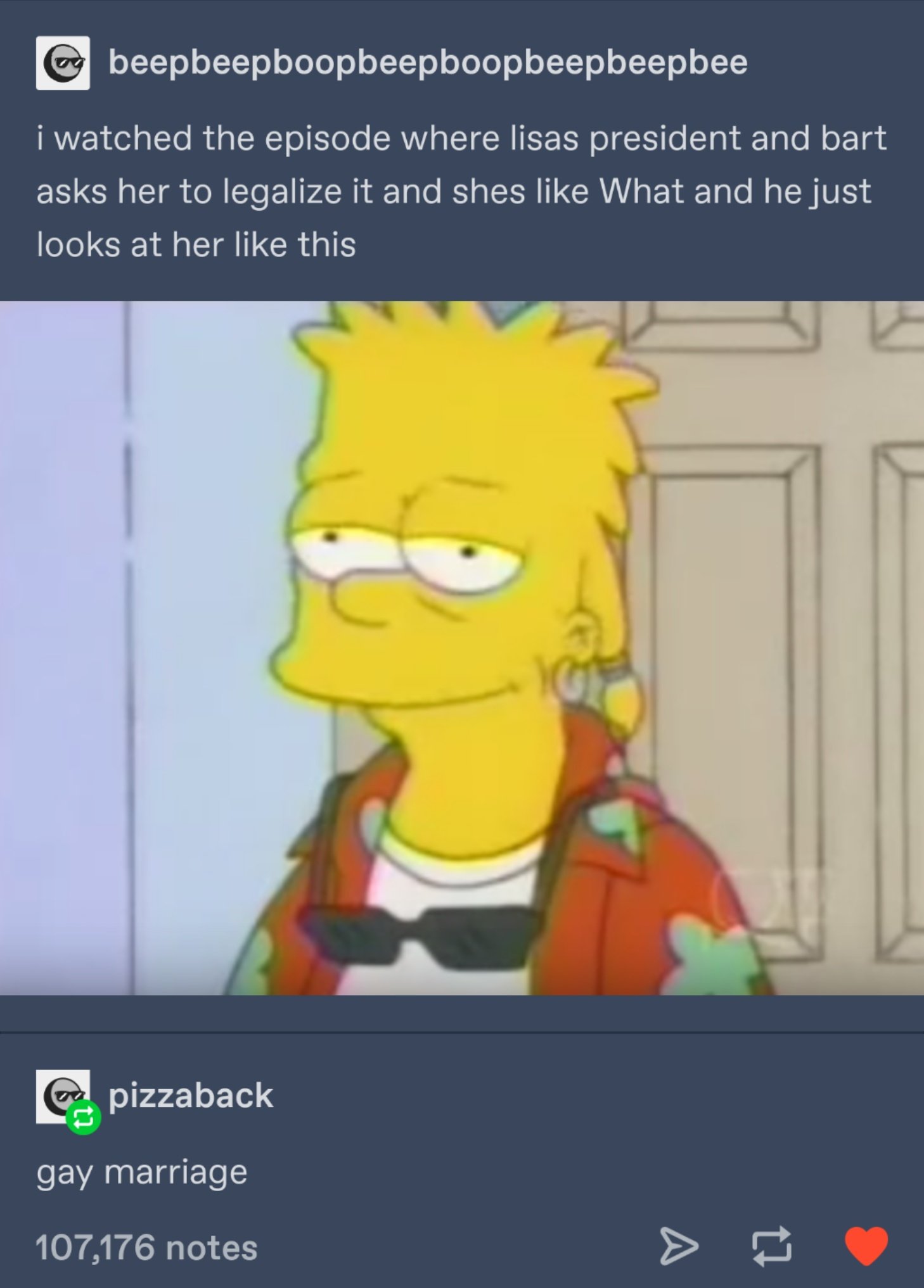 Louise! on X: Bart says gay rights t.con19Awbc2AU  X