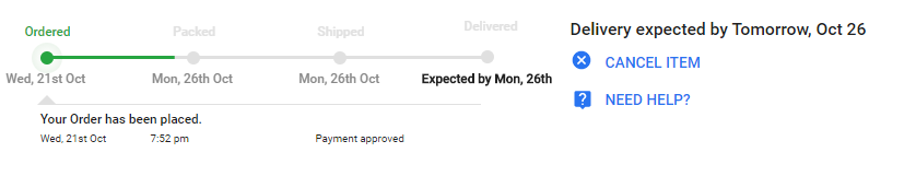 aut0912's tweet photo. Hi, @flipkartsupport My order is supposed to be delivered tomorrow, and it has not been packed yet? Can you pls enlighten me on this? This package is quite urgent https://t.co/LXTsURskld
