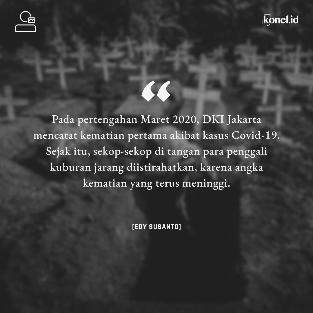Edy Susanto, fotografer dokumenter asal Jakarta, mendokumentasikan keseharian pekerja TPU di Jakarta. Angka kematian akibat kasus Covid-19 terus meningkat sejak Maret lalu hingga sekarang.

#covid19 #pandemi #penggalikuburan #Indonesia