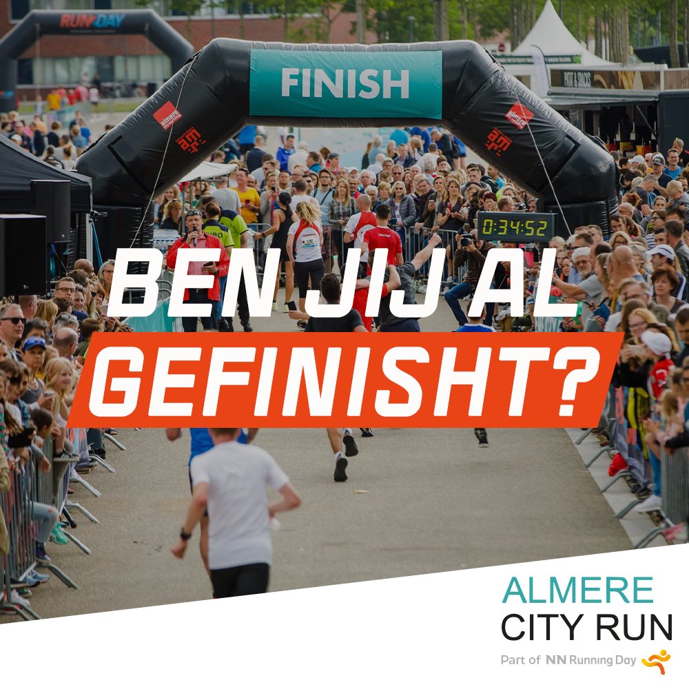We hebben al super toffe foto’s voorbij zien komen. Ben jij gisteren of vandaag al gefinisht? Deel jouw ervaringen en finishfoto in de reacties 👇 📸

Nog niet meegedaan? Je kunt je nog steeds aanmelden voor verschillende startwaves vanmiddag 👉 nnrunningday.nl