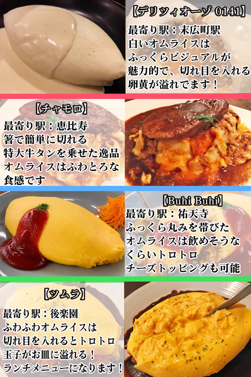 オムライス好き必見！東京で食べられる絶品オムライスまとめが優秀！迷ったらここだ！