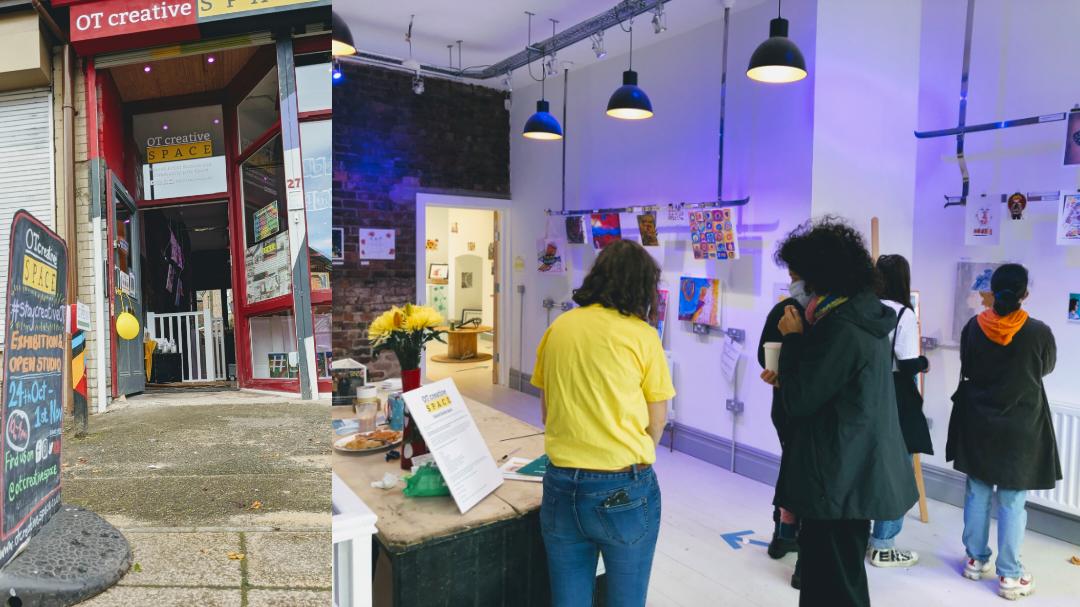 OTcreativespace's tweet photo. We're open today 10-4pm and daily until Sunday 1st Nov. Come and pop by to see our exhibition and have a nosy around our studio. Covid secure and social distancing in place!!
#staycreativeOT #openstudio #oldtrafford #artexhibition #covidsecure #staysafe https://t.co/plpe9jpAyX