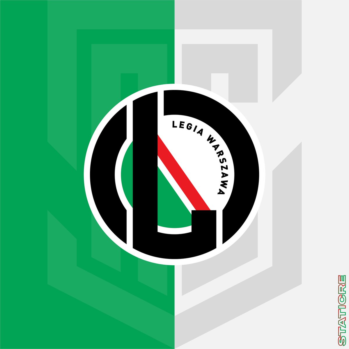 Staticre On Twitter Legia Warszawa Redesign Legiawarszawa Poland Ekstraklasa Football Footballlogo Footballdesign Design Illustrator Adobe Https T Co Obzd0br2h2