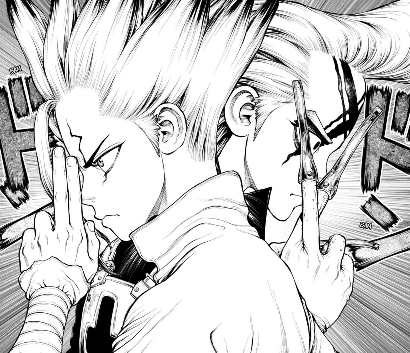 オードリーaudrey Na Twitteru Dr Stone Will Enter A New Arc In The Manga To Celebrate The Series Will Be On The Cover For The Next Weekly Shonen Jump Vol 48 Have A Color Spread By Boichi Preview For Z 172 The Destination Is South America As