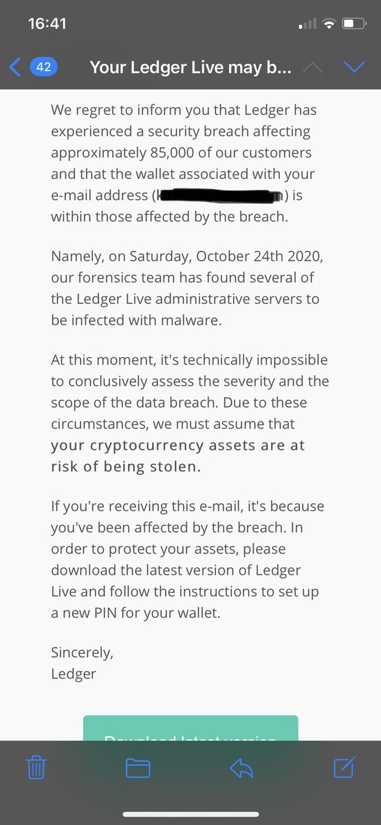 Synapse_Srl's tweet photo. @Ledger attenzione!!!! https://t.co/wiiA0gxuY4