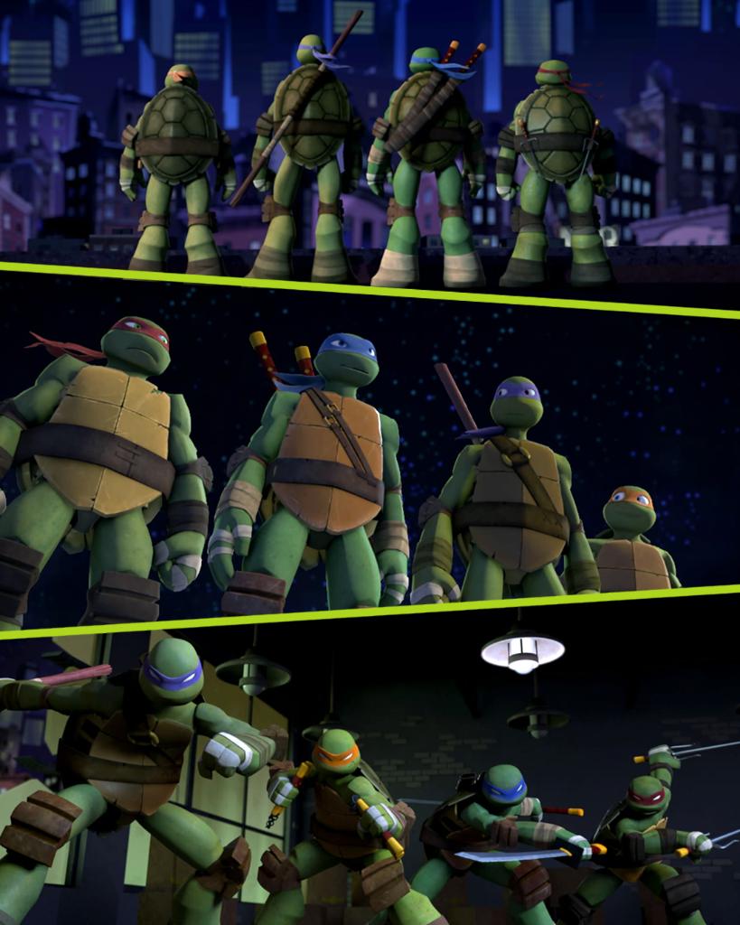 TMNT's tweet photo. The Turtles. 
Heroes we wanted.
Heroes we have. https://t.co/Ej0GtfrFt9