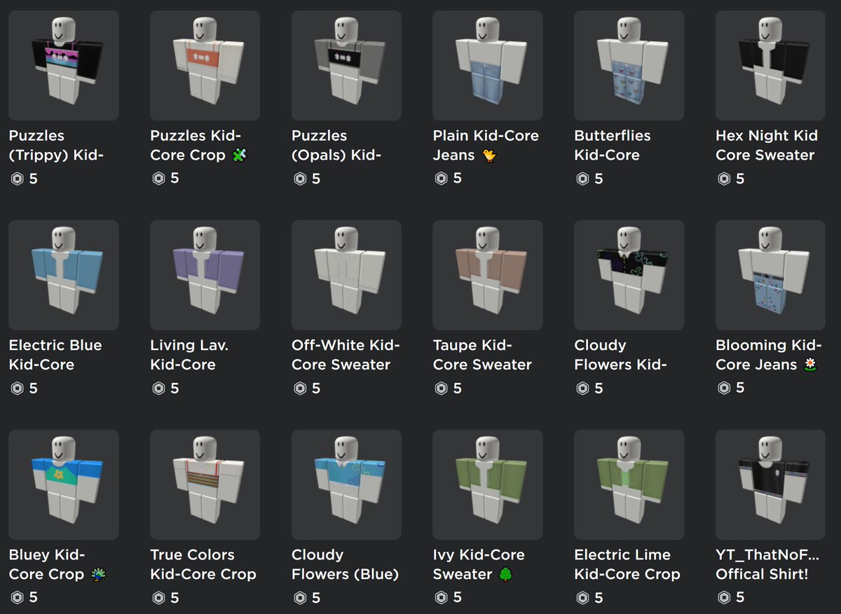 Robloxcollection Hashtag On Twitter - kid core roblox outfits