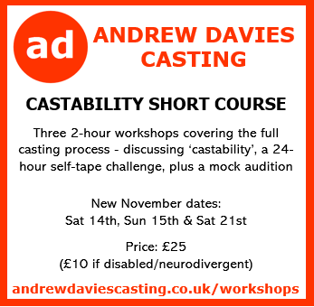 and_davies's tweet photo. Last few places available on Under-18s @justaddmilkJAM 121s this week;
November #Castability workshop dates now available for registration (including @brazenprods subsidy for actors with disabilities);
And 121s available all week as well!! #busybee
Check website for details :) https://t.co/FeQiCZGzOH