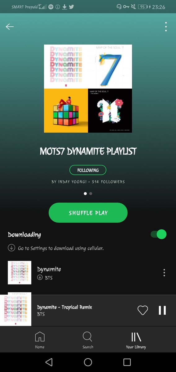 @angsarapmojimin legit nga #mehproofs 😍 thanks for the spotify assistance 😍💕
Thank you din sa playlist @yonkisuga 💜 @BTS_twt