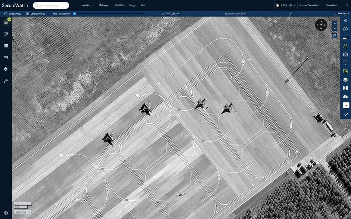 American satellite company Maxar Technologies discovered Turkish F-16 fighter jets in Gabala airbase, Azerbaijan. 6 units were located there about a week ago.