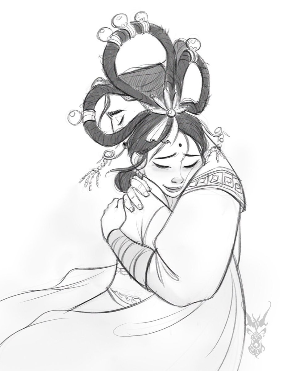 David Ardinaryas Lojaya Have You Watched Over The Moon It S Frickin Goood Chang E Deserve This Hug Bye Overthemoon Visdev Inktober Characterdesign T Co Xtyn5b1vcy