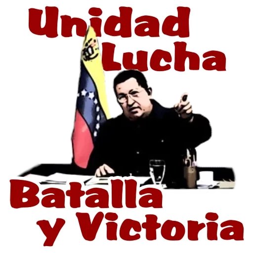 @evedecolores @adelso_Car @dcabellor @TarekWiliamSaab @MaestraTuitera @fotoecocultura @ONCA_EnVerso @LaBunkeB @VTVcanal8 @RTCreatividad @OncaTvR Nada puede cambiar mi Ideología

Tengo Conciencia de Clase y se quién es Nuestro Enemigo Histórico!

Desviaciones INDIVIDUALES no pueden ser endosadas a Nuestra Revolucion ni mucho menos a Nuestros Líderes!!

PASE LO QUE PASE SEGUIRÉ POR LOS CAMINOS DE CHÁVEZ!