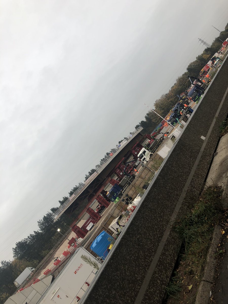 JenHoneybun's tweet photo. A long but satisfying weekend providing security for the HS2 bridge move ππ» #smartwatchsolutions #opsmanagement #PPE https://t.co/htuyCAbgRf