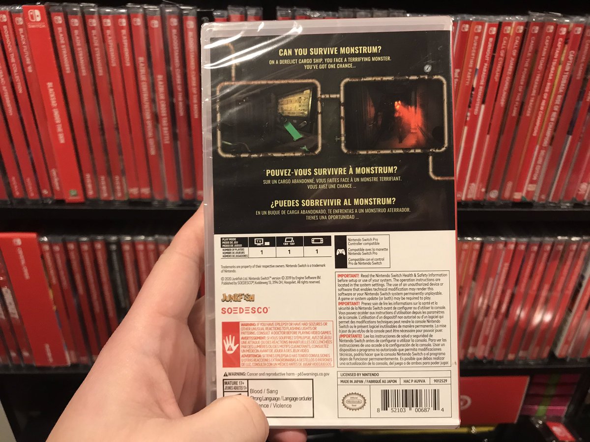 JPSWITCHMANIA's tweet photo. You know what #Switchtober brings? The horror!
Make sure to check out Monstrum from @TeamJunkfish and @SOEDESCO now out on the Switch!
Can you survive Monstrum?
#SwitchCorps https://t.co/wLyPcCqBLf