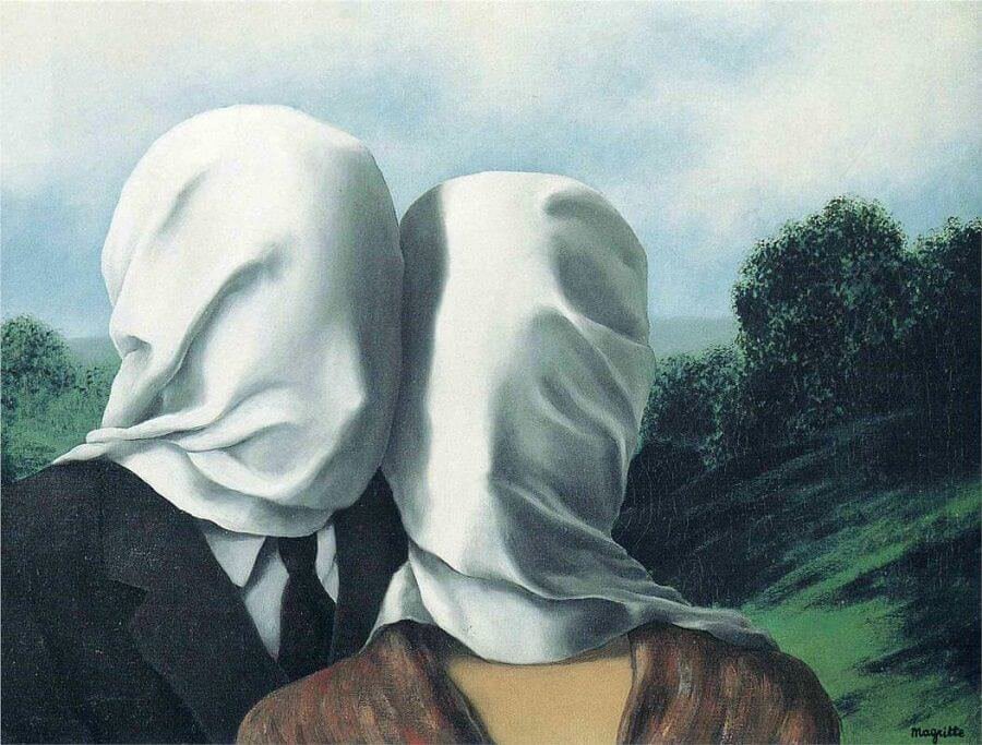 The Lovers by René Magritte