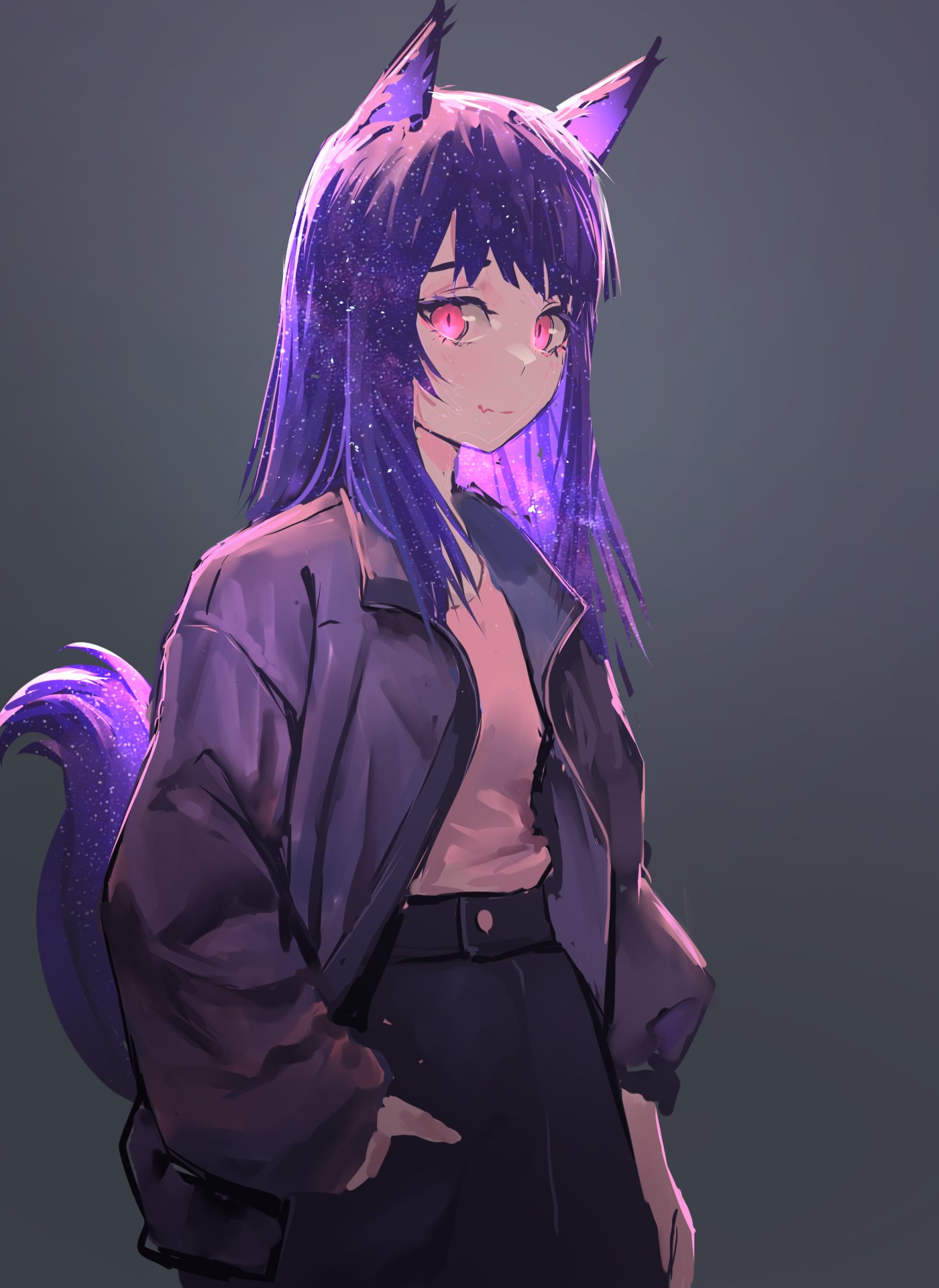 Cool Anime Wolf Girl Cute Anime Girl Wolf HD Wallpapers | Pxfuel