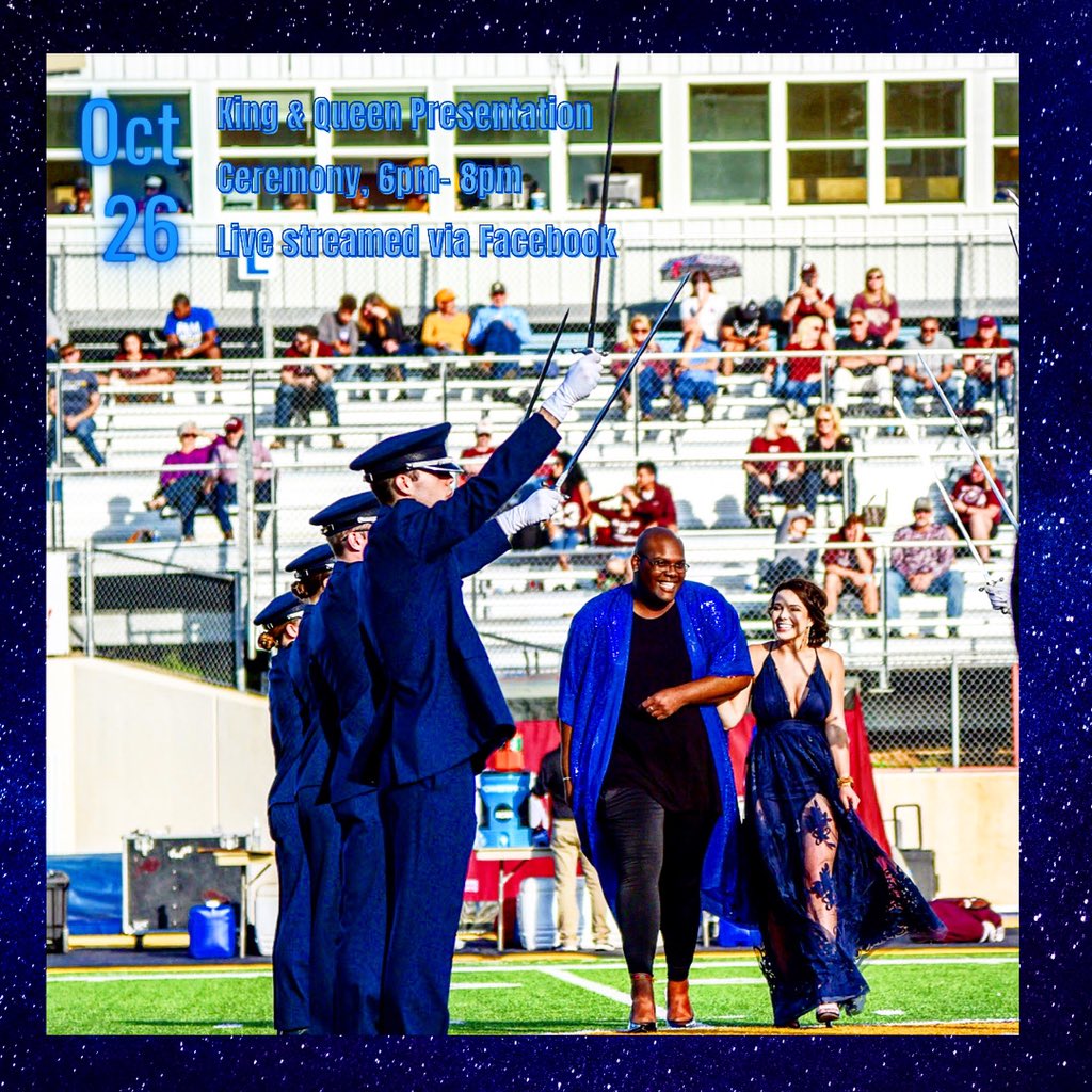 Rams! Tomorrow { Oct 26th} we will be having our 2020 King &amp; Queen presentation ceremony, to be live streamed Via Facebook for the RamFam to participate in one of our favorite traditions. Tune in to our HOCO Facebook page to see who will be representing the Ram Fam this year!