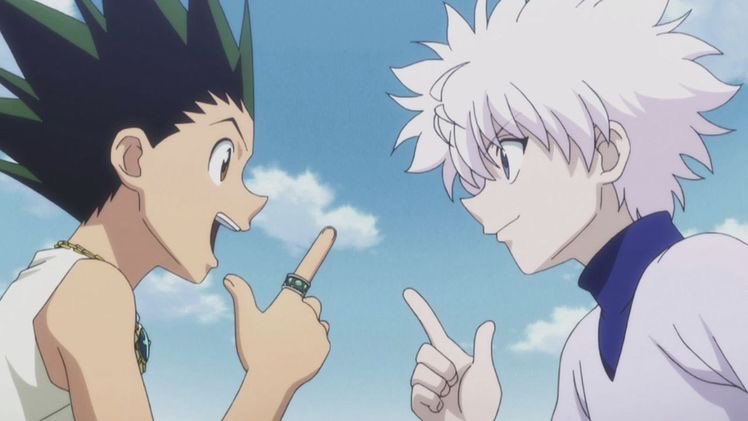 7. killua zoldyck&gon freecs