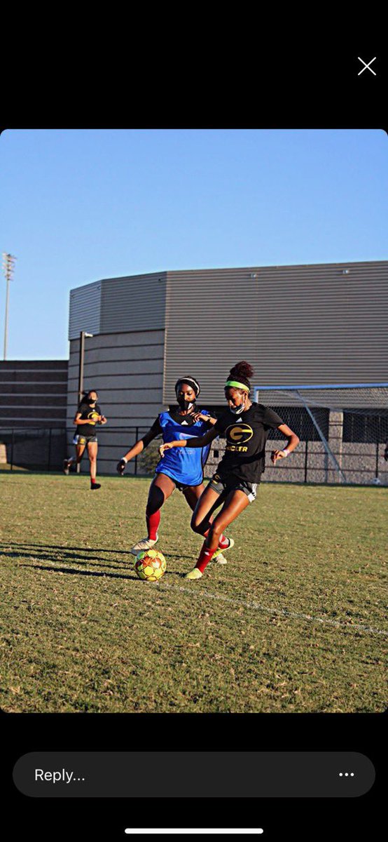TexasRLW's tweet photo. Grambling Ladies Soccer Team is  getting ready.  💕My Princess, Aria, #27.👸🏽⚽️🥅🖤💛🥰👏🏾 https://t.co/r8zEBIMm5d