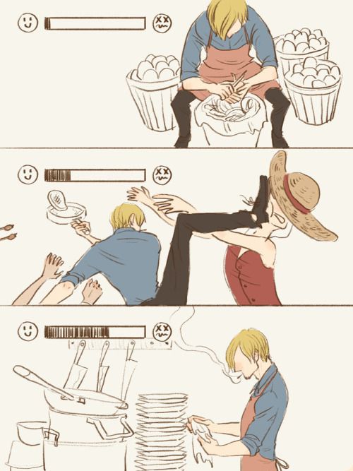 ¡Luffy maldito, espera a que todo esté listo!