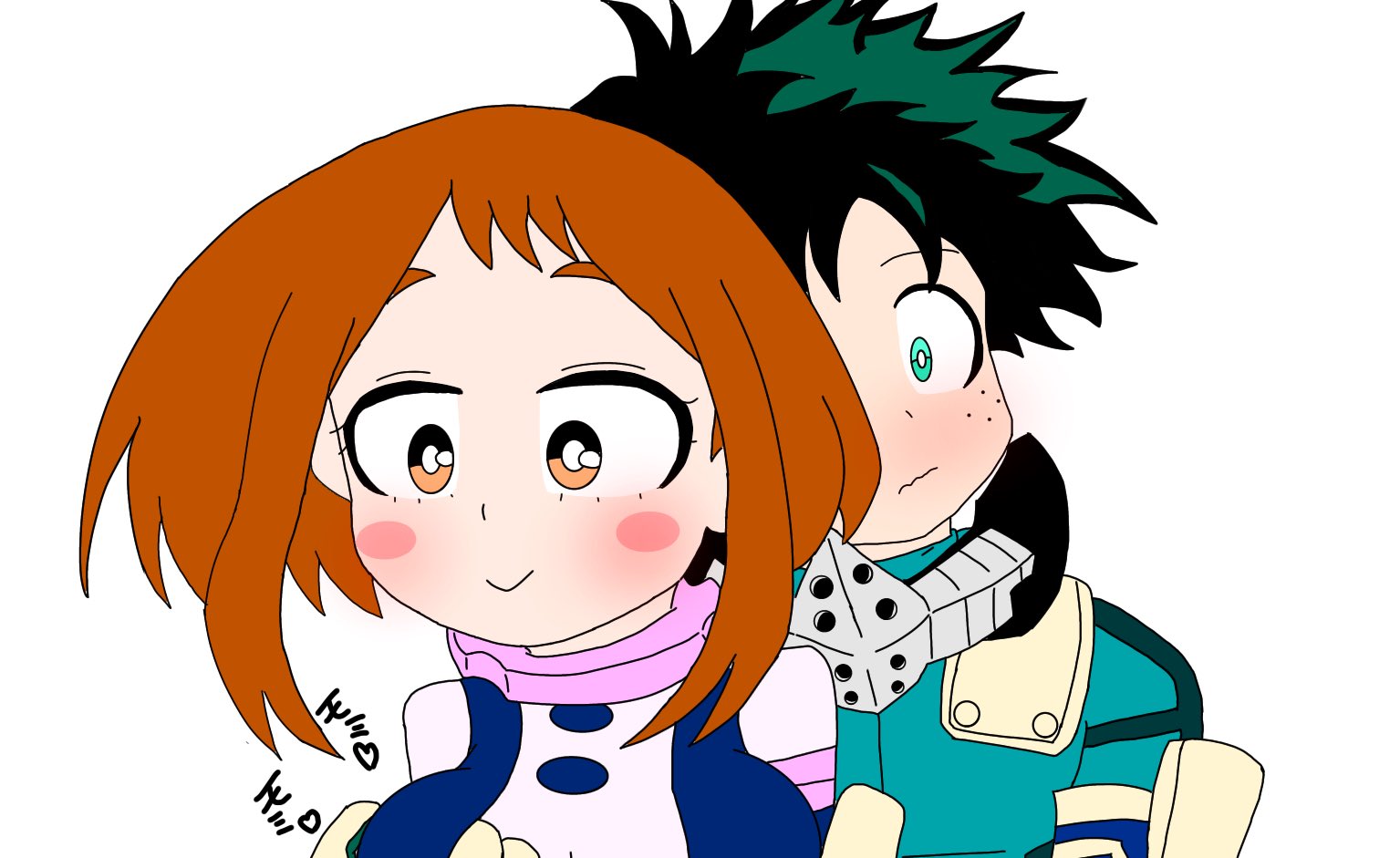 ヒロチー on X: モミモミするデク茶 胸出しver ↓ t.cokNbcHbcU56  t.coKMBLNIFJYi  X