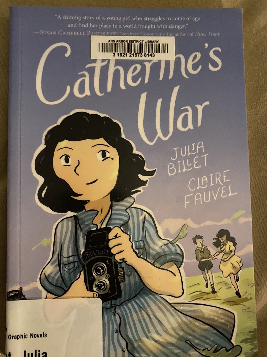 mama_librarian's tweet photo. The #readathon is over, but I’ll still be reading #graphicnovels for weeks. Next is CATHERINE’S WAR by #juliabillet. https://t.co/isVPMP0RoL