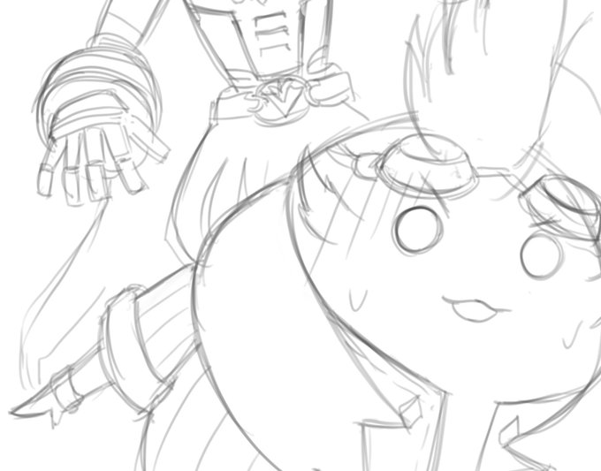 ハロウィンイラストWIP
トラが何やらびっくりしてるようです 