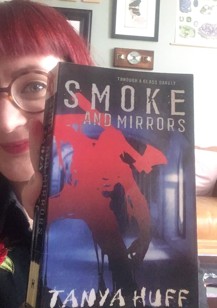 Day 23 of  #31DaysOfFemaleHorror is  @TanyaHuff with Smoke and Mirrors. I love ‘horror film crew discover real horrors’ stories, and this is such a fun and engaging one! Also: queer