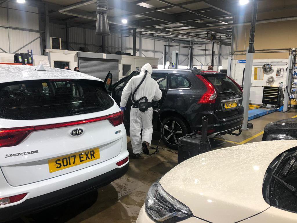 Bio_DeconUK's tweet photo. Decontamination and validation carried out by our team yesterday for a car dealership in South Yorkshire. 

#decontamination #validation #covid19prevention #covidsecure #tomisteramist #controlthevirus #stopthespread #staysafe #HandsFaceSpace https://t.co/Uy97cfjSRX
