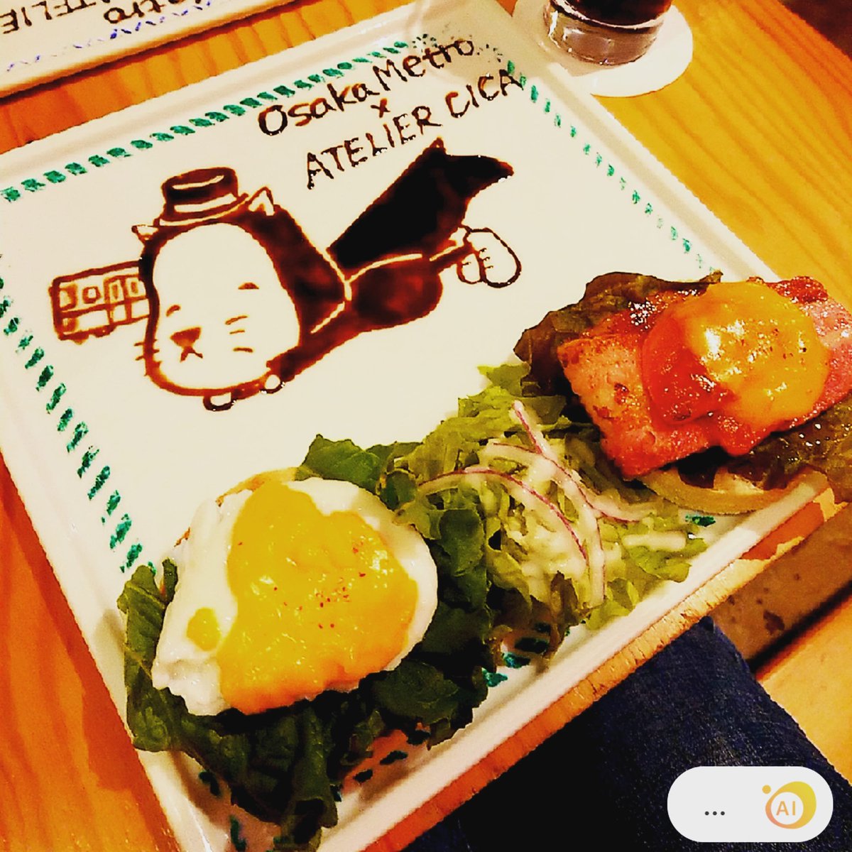 qWDHJaTkd0Ql6qx's tweet photo. Osaka metro ハロウィンで
シカさんに。
パンケーキ食べる気満々でしたが、エッグベネディクトにしてもらった😉
#osaka metro ハロウィン２０２０　
#おうちでハロウィン
 ＃にゃんばろう https://t.co/wu6N9GTiKJ