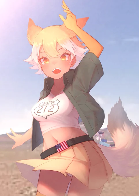 コヨーテちゃん( '～`)ゞ 