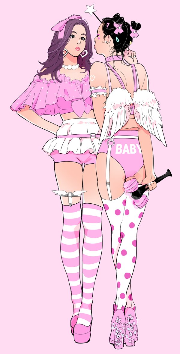 mowaaa's tweet photo. 🖤💖 https://t.co/oONOumlXIg