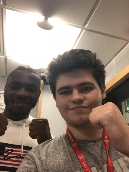 RadioLaB971fm's tweet photo. Reigning #EnglishMiddleweight champ @UdofiaLinus on his recent title defence
And @BennettArron talks #Comedy, #SitcomWriting and #IdentityFraud
@OneWalshMeister #WalshWeekly 12 - 3pm GMT
@lightsoutboxin @Goodwin_Boxing https://t.co/V7mNz0ERMn