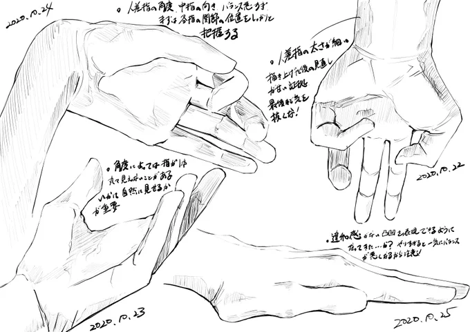 朝の手の模写練
ちゃんと数えてないけど1ヶ月位は継続
できてるかな?
ま、関係ないけど。毎日練習を続けることに変わりないし。大事なのは自分を甘やかさず継続すること。
明日から3連休だからひたすら描くぞ
#落書き #模写 #練習 #イラスト #illustration 