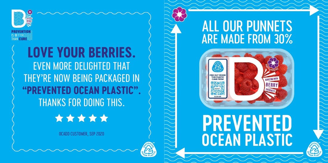 PreventOPlastic's tweet photo. Did you know that when you're buying @helloberryworld branded berries in the UK with the Prevented Ocean Plasticβ’ mark, then you are already helping to #PreventOceanPlastic!
Find them on @Ocado and @AmazonFresh https://t.co/5ttYzU2n70